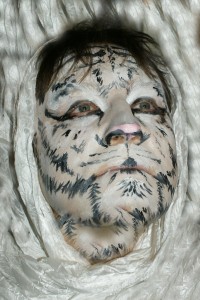 White tiger Макияж - белый тигр